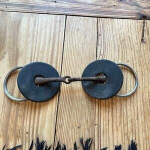 Loose Ring Single Joint Sweet Iron Snaffle Horse Bit 5.5”